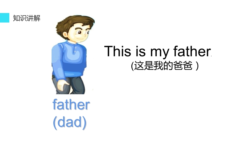 三年级下册英语课件-unit3 this is my father.