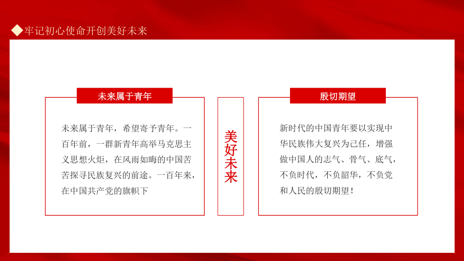 请党放心强国有我中小学开学第一课爱党爱国主题班会动态ppt